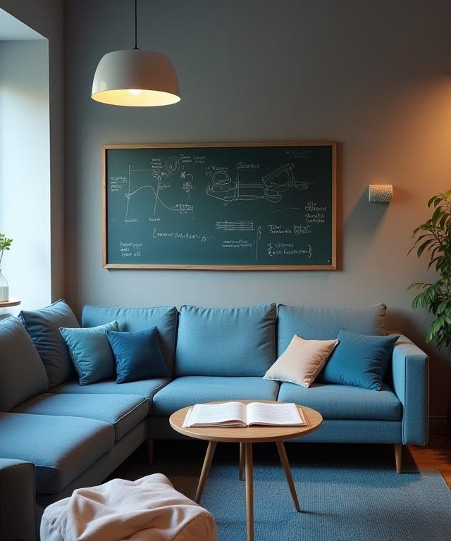 Comfortable student lounge and waiting area